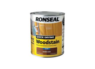 Ronseal Quick Dry Woodstain Dark Oak 750ml