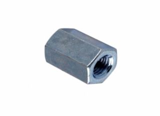 Forgefix Connector Nuts Zinc Plated M10 (Pack 10)