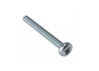 Forgefix Machine Screw Pan Head Zinc Plated M4x30mm (Pack 25)