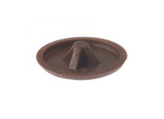 Forgefix Pozi Compatible Cover Caps Brown Plastic No. 6-8s (Pack 100)
