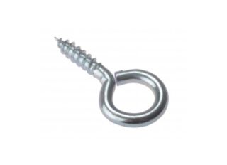 Forgefix Screw Eyes Zinc Plated 75mmx18g (Pack 10)