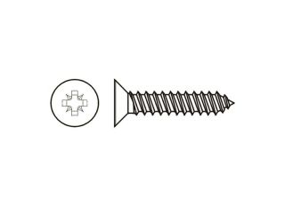 Recess Twinthread ZP Screws  (4x1/2in) (Pack of 45)