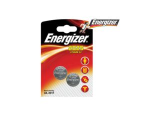 Energizer Coin Lithium Battery CR2025 (Pack of 2)