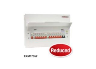 QVS 12 Way (5&5&2) Metal Amt 3 High Integ Split Load Con Unit EXM17552