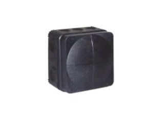 QVS Wiska Box Black 85x85x51mm IP66 BXW3085B