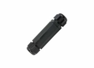 QVS In Line 3 Pole Straight Cable Connector IP68 WPC3268