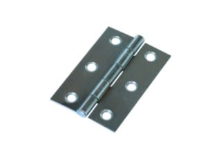 Eliza Tinsley Fixed Pin Butt Hinges 1838 BZP 65x42mm (1 pair)