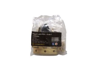 Carlisle Latch Pack With Grade 7 Hinges & 2.5 Inch Latch EB