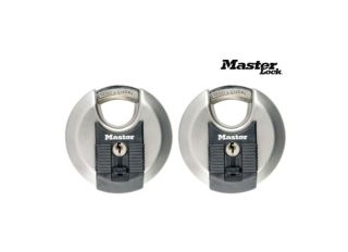 Masterlock 2x70mm Excell Stainless Steel Discus Padlock