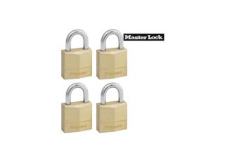 Masterlock Solid Brass Padlocks 30mm (Pack of 2) Keyed Alike