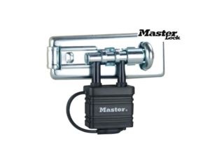 Masterlock 110mm Bolt Hasp w/ Integrated Lock