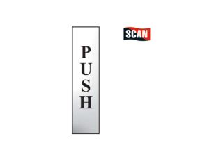 Scan Pull Sign 200x50mm