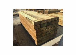 New Softwood Sleepers Green 3000 x 200 x 100mm (Approx)