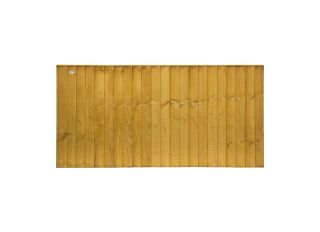 Grange Standard Featheredge Fence Panel Golden Brown 1830 x 915 SFEP3
