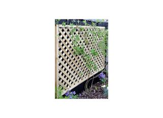 Grange Elite Square Top Trellis Fence 1800 x 1200mm ELTSQL4