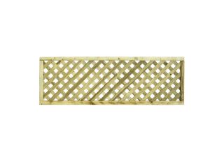 Grange Elite Square Top Trellis Fence 1800 x 600mm ELTSQL2
