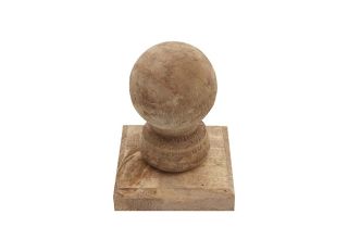 Grange Fence Post Ball Finial Golden Brown BALLPC