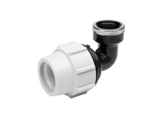 Plasson MDPE 20mm x 1/2in 90 Degree Female Elbow 7150