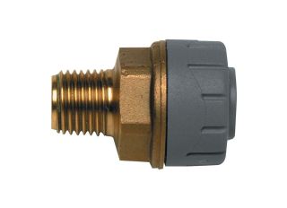 Polypipe Polyplumb PB431038 Male BSP Adaptor 10mmx3/8in