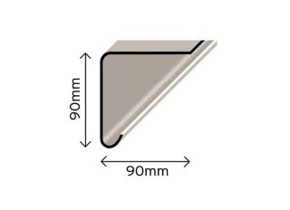 TuffStuff GRP Roofing A200 Drip Edge Standard Fascia Trim 3mtr