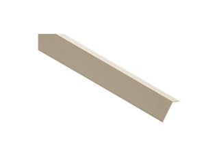 Cheshire Mouldings Plastic Angle 12x12mm 2.4m PVC01