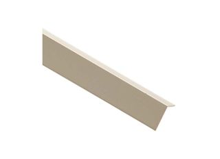 Cheshire Mouldings Plastic Angle 18x18mm 2.4m PVC02