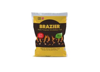 Brazier Smokeless Coal For Open Fires & Multi-Fuel Stoves 25kg Bag