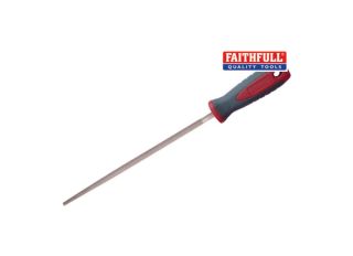 Faithfull Round Second Cut File 150mm