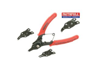 Faithfull Circlip Plier Set