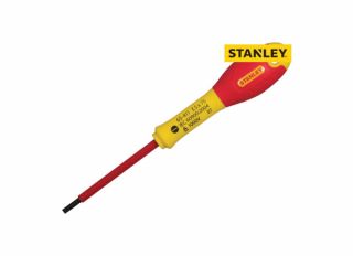 Stanley Insulated Slotted Screwdriver 3.5x75mm