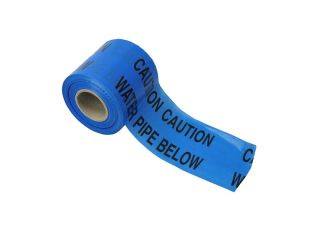 Faithfull Caution Water Pipe Below Warning Tape 365m
