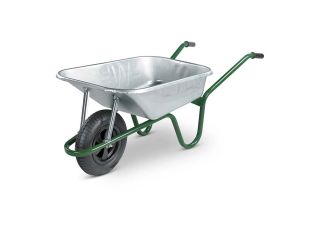 Walsall Builders Construction Wheelbarrow Galvanised 90L
