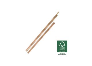 Faithfull Wooden Broom Handle 1.37mx28mm (54inx1.1/8in)