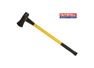 Faithfull Log Splitting Maul Fibreglass Shaft 8lbs/3.6Kg