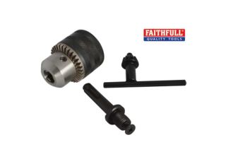 Faithfull Chuck & Key 13mm Capacity 1/2 x 20 UNF Thread