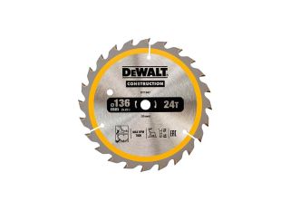 Dewalt Circular Saw Blade Trimsaw 136x10mm 24T