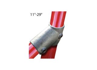 Q Clamp 253-4 D48 Slope Short Tee 11-29 Deg