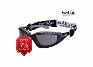 Bolle Tracker Safety Goggles Vented Smoke