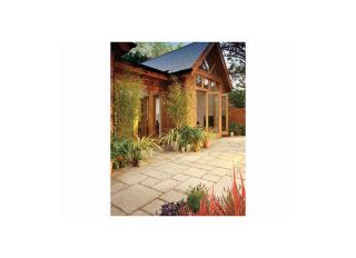 Bradstone Old Town Paving Patio Feature Weathered Limestone