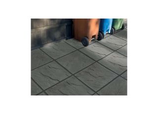 Bradstone Peak Riven Utility Paving Dark Grey 600x600x35mm