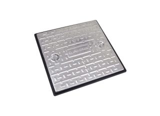 Clark-Drain Solid Top Cover & Frame Driveway 10T GPW 600x600mm PC7CG