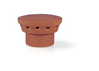 Redbank Clay Flue Ventilator Chimney Pot Ext Spigot Red 190mm No 120