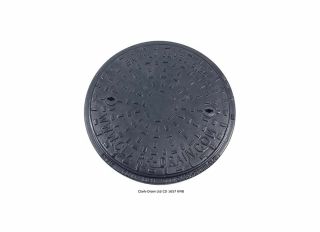 Clark-Drain Ductile Manhole Cover & Frame PPIC 450mm Dia CD 1657 KMB