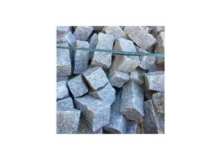 Granite Sett 8R Silver Grey 100x100x100mm