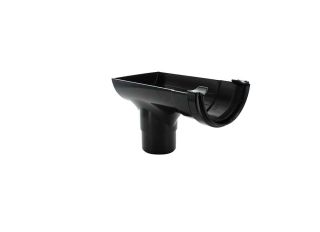 Hunter BR012 HR Gutter Stopend Outlet Black 112mm