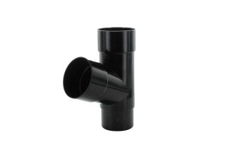 Hunter BR022 Rainwater 112.5 Deg Branch Black 68mm