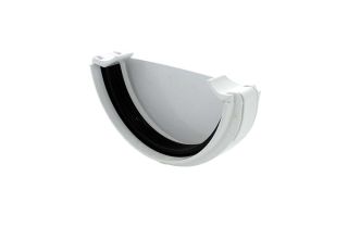 Hunter WR013 HR Gutter External Stopend White 112mm