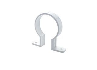 Hunter WR046 Rainwater Pipe Fixing Bracket (2 Screw) White 68mm