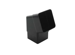 Hunter BR390 Squareflo Rainwater 112.5 Deg Bend Black 65mm
