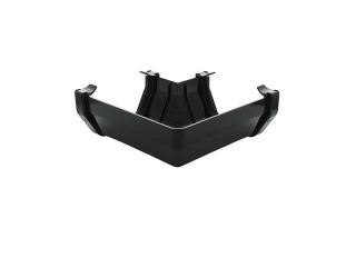 Hunter BR383 Squareflo Gutter 90 Deg Angle Black 114mm